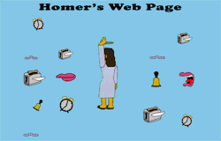 Homer&rsquo;s Web Page