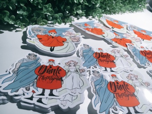 My stickers have arrived for those that preordered the book! So those Dante The Preorders will be fl