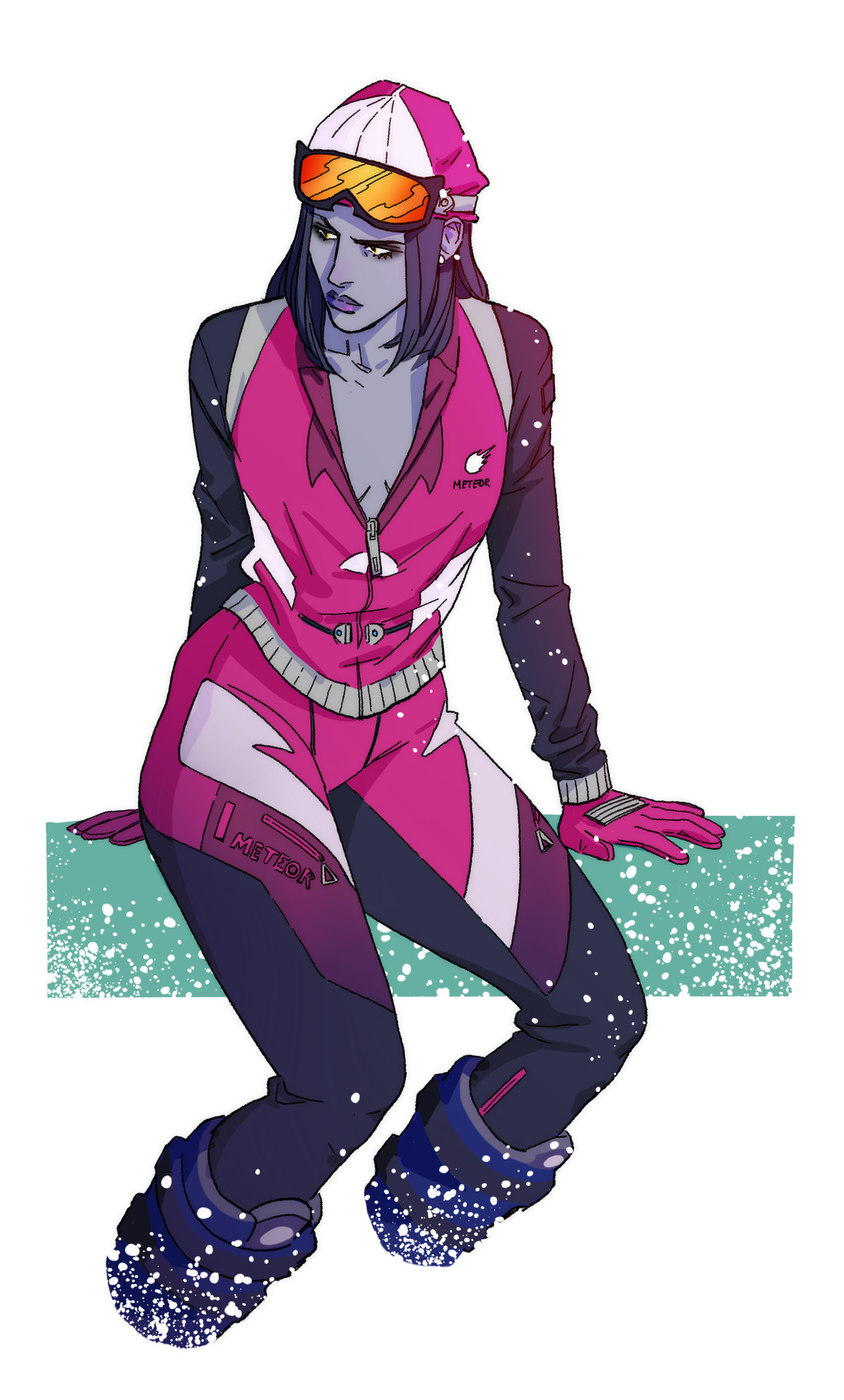 pretend-animator:a wind-down drawing. Had to draw the best girl ❄️🕷️❄️