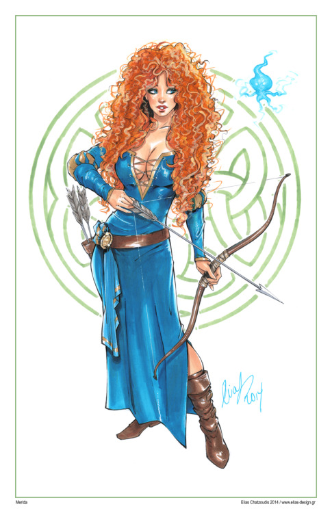 thenaughtybigsix:  Merida by Elias-Chatzoudis