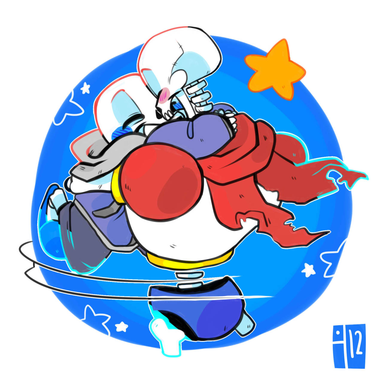 moofrog:  tuffibae:  ⭐Cute Skelebros⭐   THE CUTEST!! 