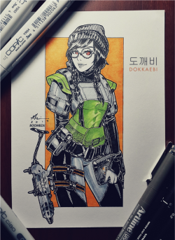 bds-mic:  Dokkaebi3hrs - Artline/CopicR6