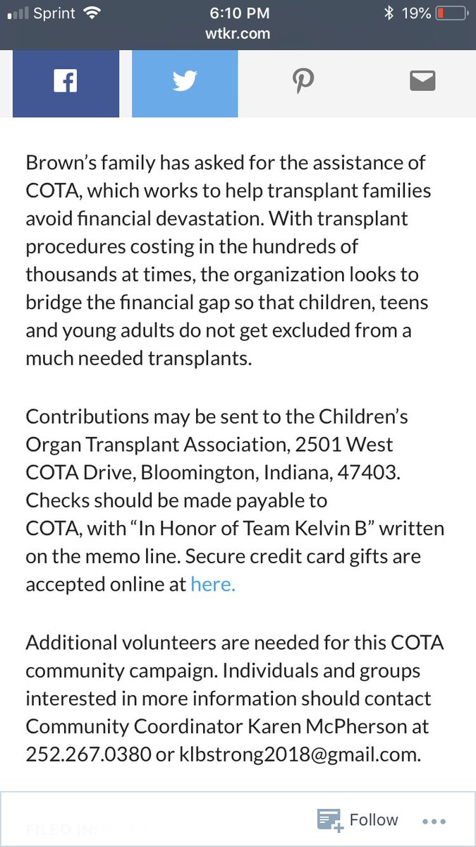 Elizabeth City teen needs contributions for life-saving transplant