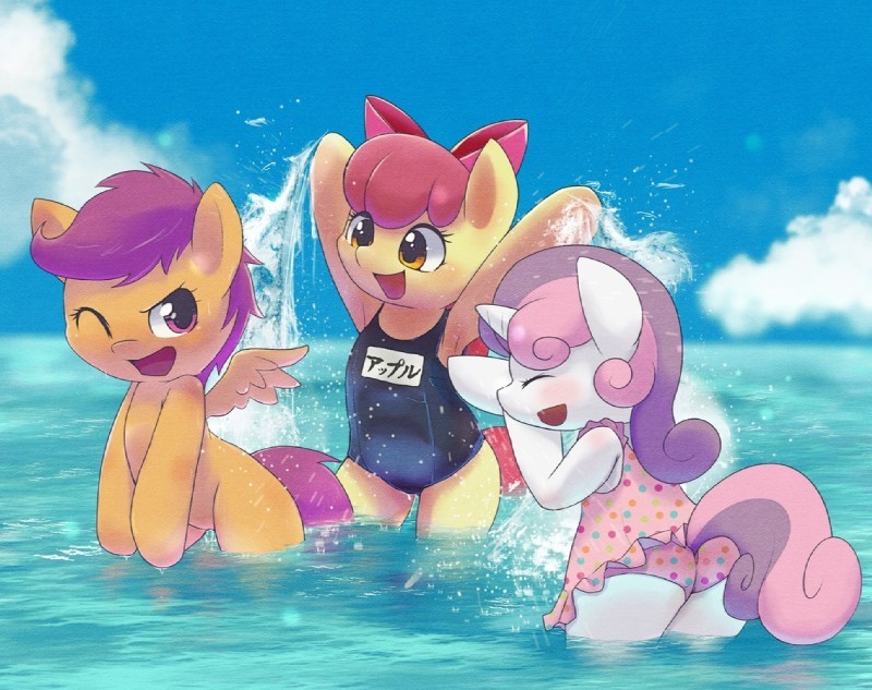 candycoats:  why is scoots the only nude one?  Cute! &lt;3And Candy: Das just