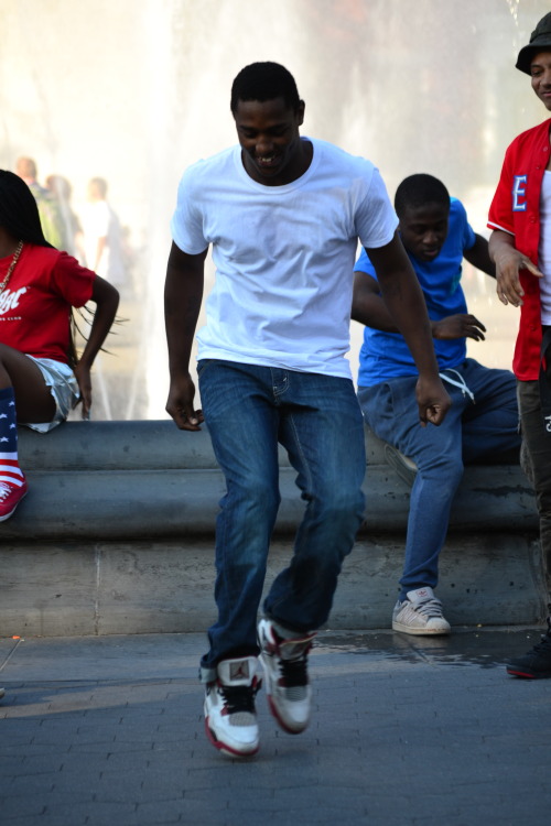 Street performance. Washington Square, NY