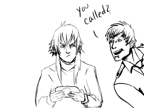 huldukatt:  You say ‘fuck’ and he says ‘how hard?’  My only fanart ever of anything of das german Noiz and Aobaby.