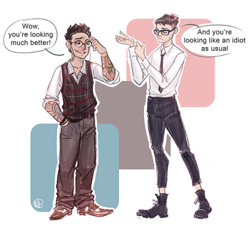 maxkennedy24:Newmann Pacific Rim - 30 days OTP challenge - Day 6: Wearing eachother’s clothes