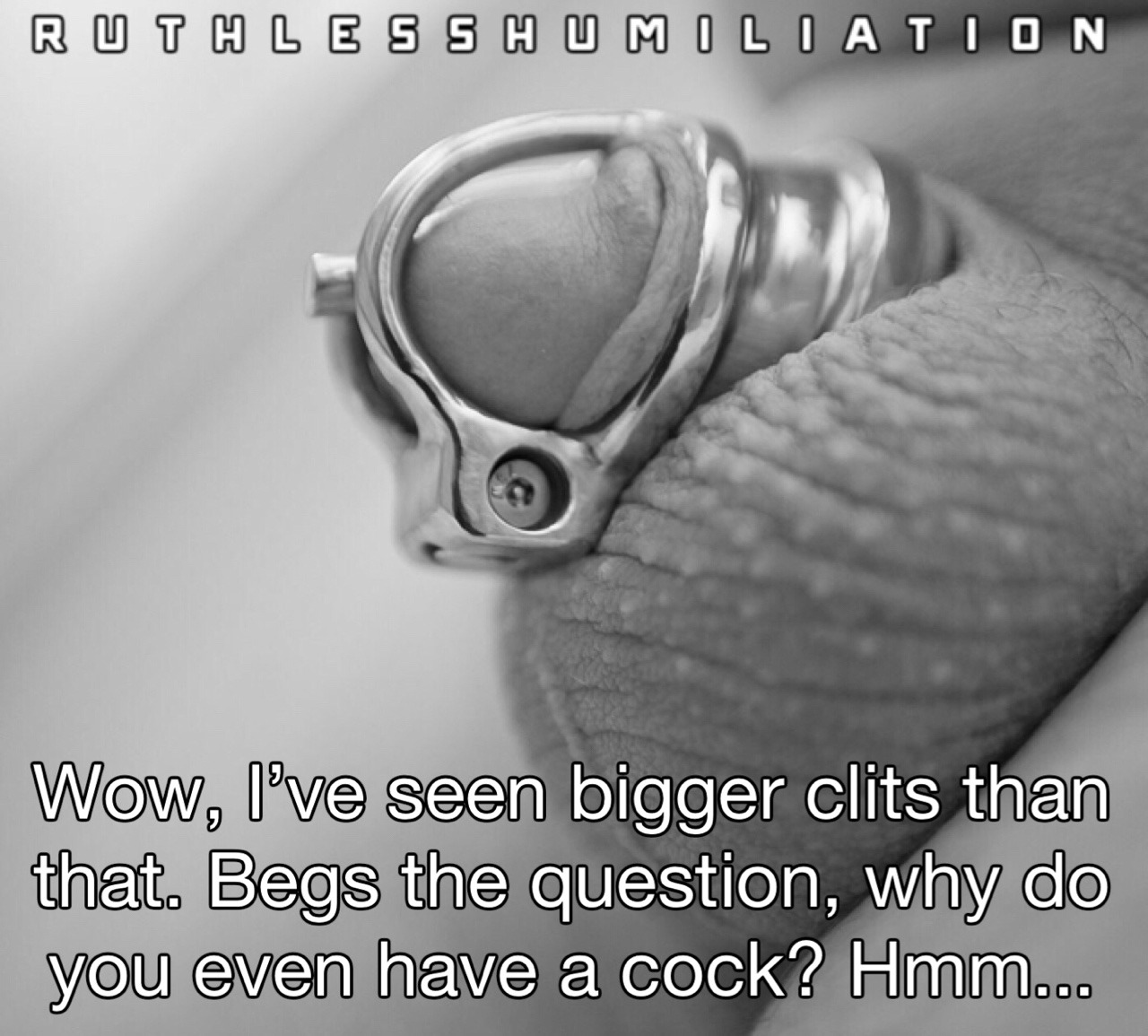 sissypinkbrittany: ruthlesshumiliation:  Follow me at: @ruthlesshumiliation    IDK,