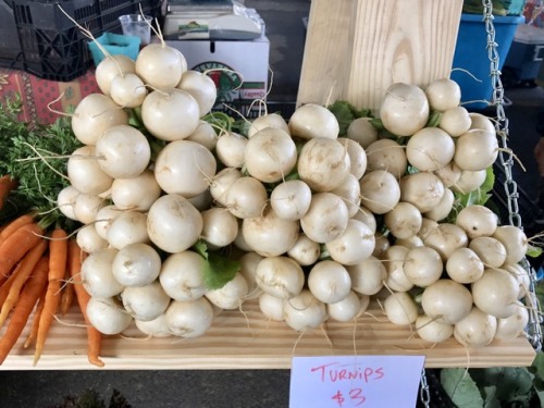 Turnips $3, Floyd Community Market, Floyd, 2017.