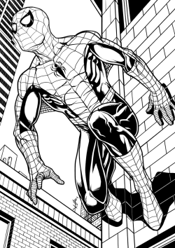 herochan:  Spider-Man Ink by Dwayne Biddix