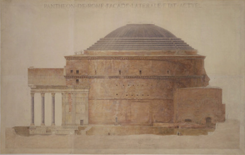 mariagarciamenendez:Georges Chedanne, 1891. Panthéon de Rome. Escuela Bellas Artes de Paris.1. Facha