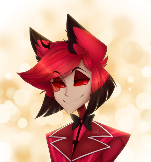 I've Posted Lucifer Before, But I Also Have Alastor! It's Funny, Actually, I Drew Alastor More Than A