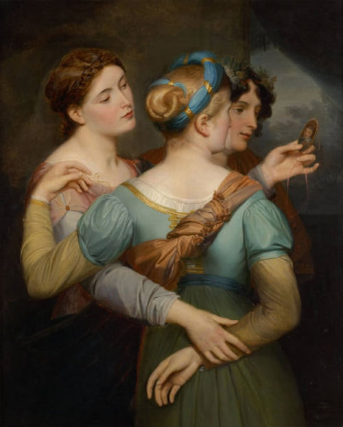 Jean-Augustin Franquelin  -  The Choice of Suitor,  1823 French, 1798-1839 Oil on canvas