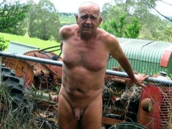 Lovely Naked Grandpa