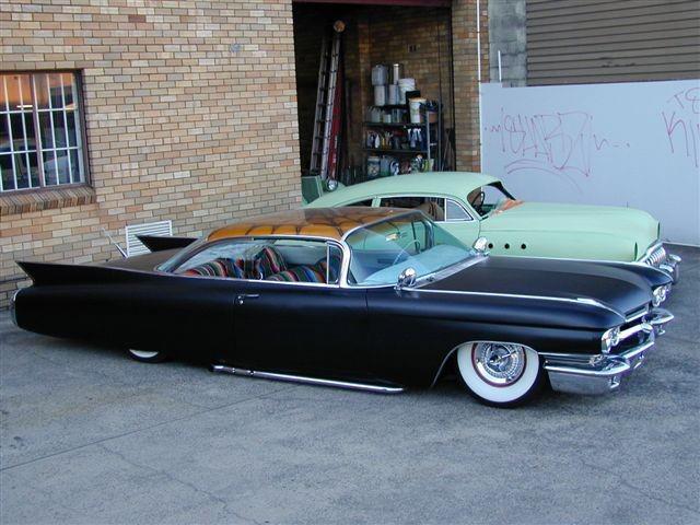 Custom old school cadillac cars