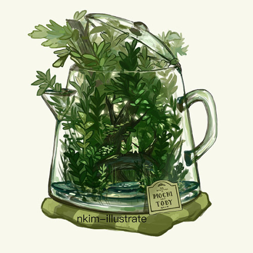nkim-doodles:More Terrarium Teapots!