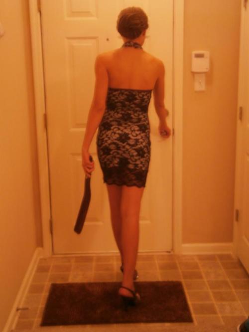 womenwithwhips:  Sneaking in to your girlfriends house for a midnight rendezvous only to be greeted 