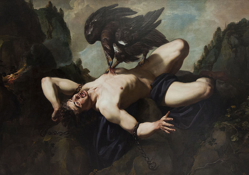 deathandmysticism:  Theodoor Rombouts, Prometheus, 1625