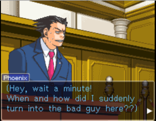 2pookyfox666:shslvalkyrie:Welcome to Ace Attorney.Reasons why you should play these games.