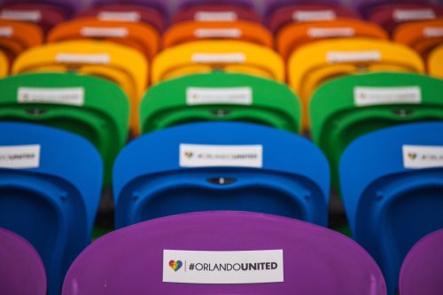 ultragooner89:Orlando City SC have unveiled a special section of 49 seats in their stadium as a trib