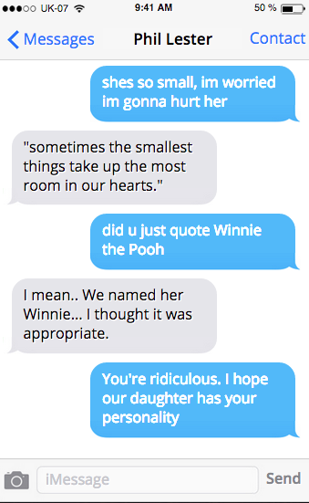 piitchblackglow:  textsfromphan:  “As soon as I saw you, I knew an adventure was