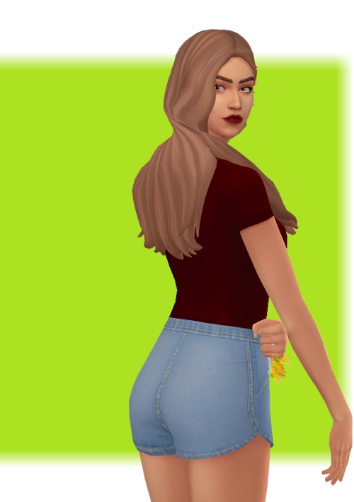 simblrdearie: Breathin-Sims’ Malia Hair RecolorI’ve been crazy about this hair since I s
