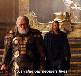 asgardodinsons:thor + his goodness