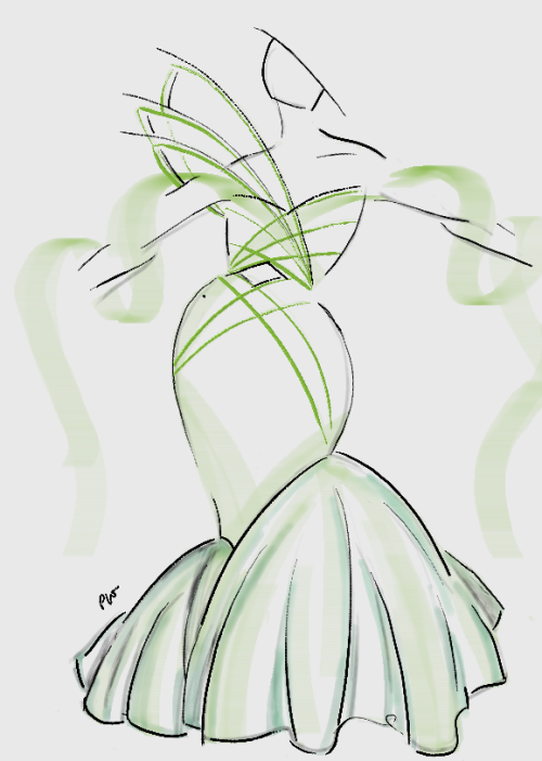 Red Carpet But Make It Tea Green - Inspired By #DanielleBrooks