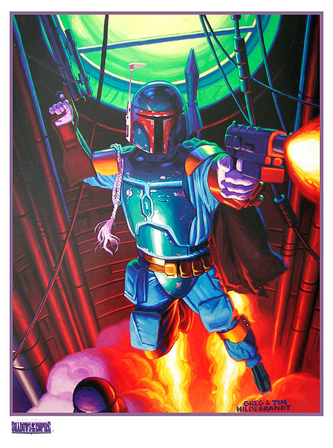 alwaysstarwars: The Hildebrandt brothers’ illustrations for Shadows of the Empire Looking at t