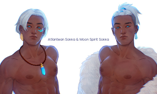 sword-over-water:Sokka + White Hair = Zuko suffering more than usualAtlantean Sokka belongs to @hot-