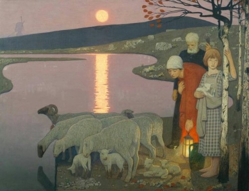 1five1two:‘Pastoral’. Frederick Cayley Robinson. 1923-24.