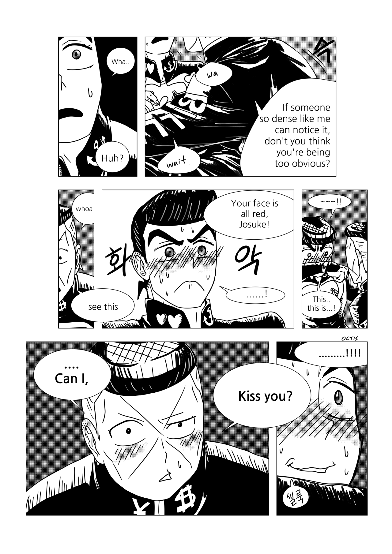 octis:  Drawn for Okuyasu X Josuke day on twitter :)))))))) 