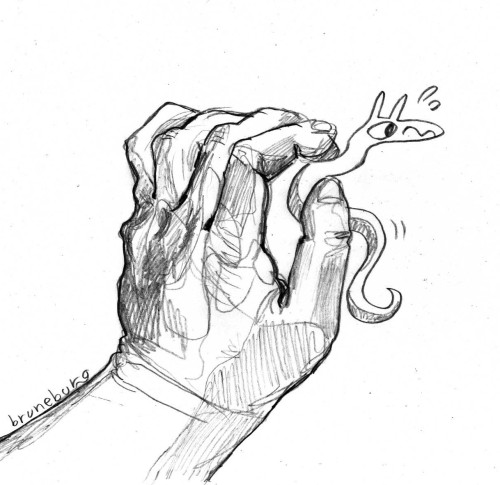bruneburg: Hand studies.Twitter • YouTube • Insta • Patreon • Comics