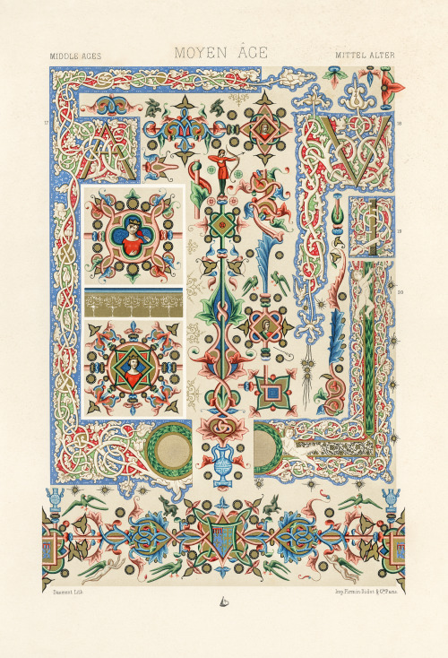                      Albert Racinet’s L'Ornement Polychrome (1869–73)1. Chinese2. Renaissance3