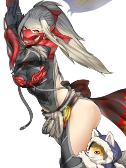 koikingkumiko:  Odogaron armor from Monster hunter worldPatreon