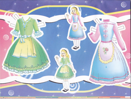 Alice Paper Doll Set | c.1990s | Russian