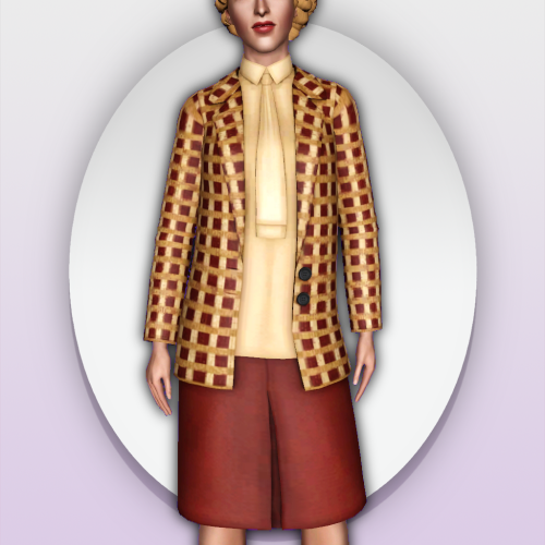 joojconverts:  4t3 Conversion from HappyLifeSims’ 1920′s Day Dress 08A 4t3 conversion from a nice 19