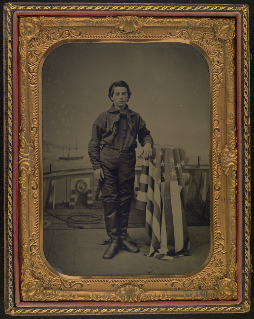 Unidentified Union sailor. Via LOC.