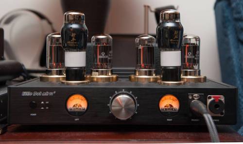 My latest obsession: tube headphone amps. Retro and state of the art at the same time. (at Merrimack