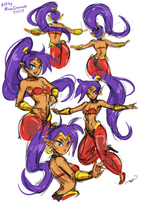 Porn photo   Daily sketch 03 - Shantae  