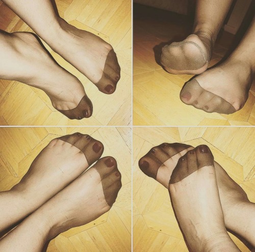 nylonlicked: cummmmm It is a very cock swelling look isn&rsquo;t it?
