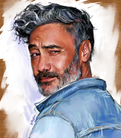 Been binging all of Taika Waititi’s movies lately, so it only seemed fitting to draw a little portra