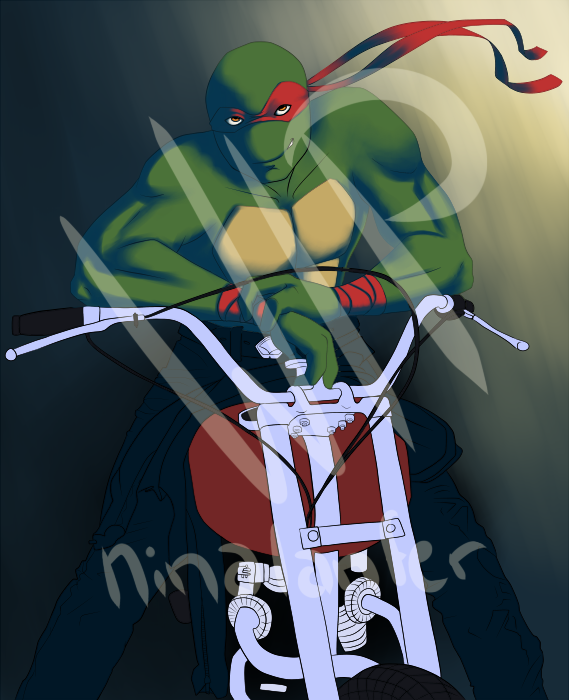 today’s wip. Nao I’m tired. Wanna sleeps. I changed the head to a more humanish type. Feeled it fit better with the picture. Guh. I’m gonna mess up so bad on the leather pants and the chrome on the bike. Blargh! Lets see tomorrow. Gnight!