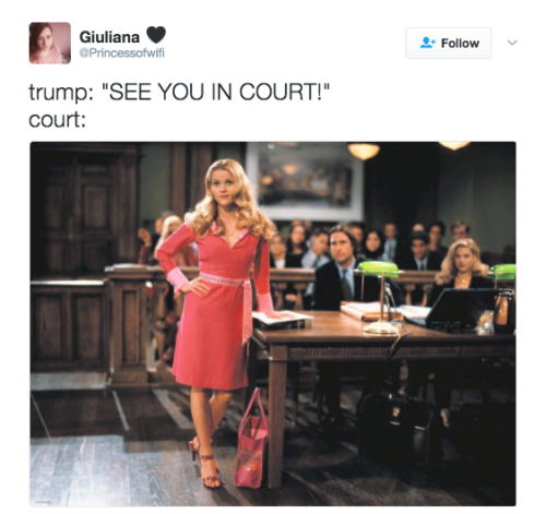 runcibility: refinery29: These are all the best “See you in court” memes Twitter gave us after Dona