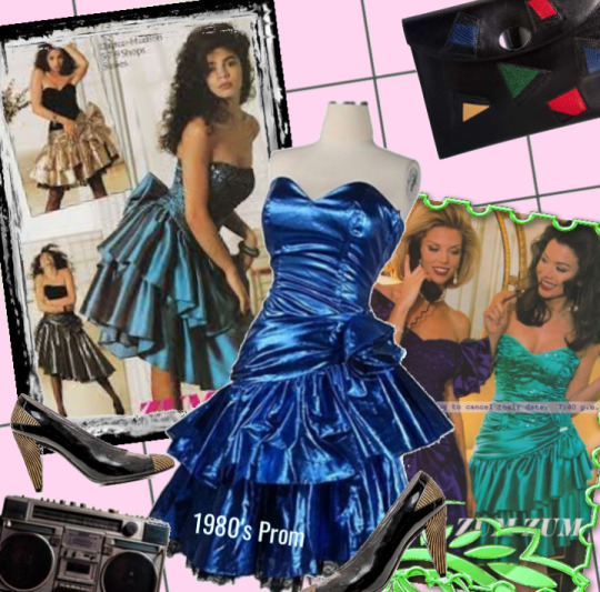 ugly 80s prom dress