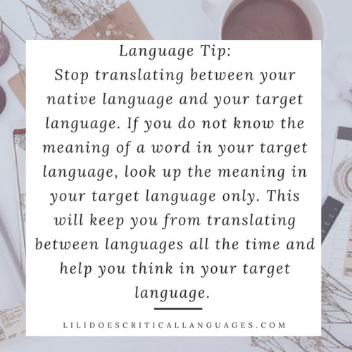 lilidoescriticallanguages:Hey guys! Another language learning tip for all of you language learners a