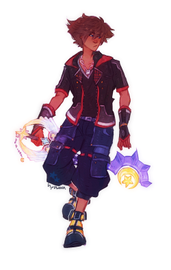 thefatedmeeting:  sora’s outfit is growing