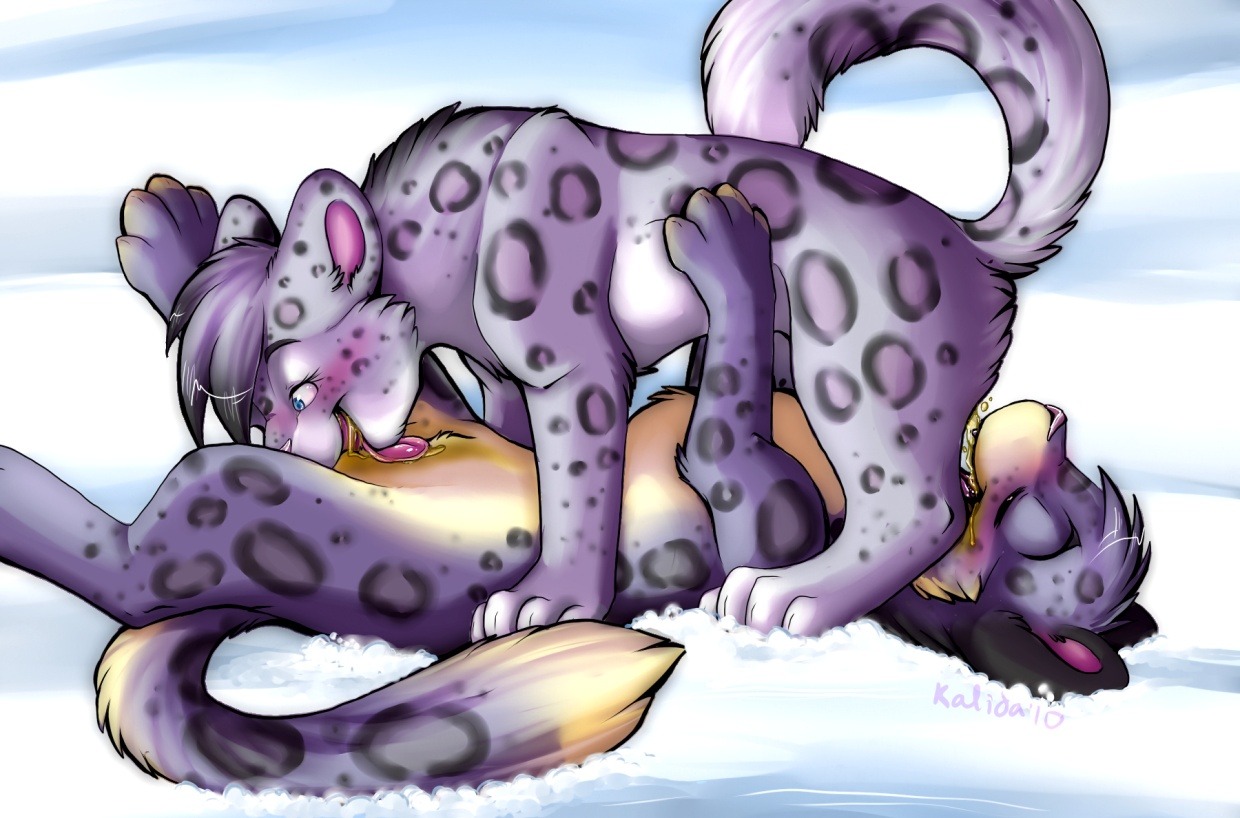  Snow leopards - 69 pee drinking / Kalida by kinky-romance She watched him lay down