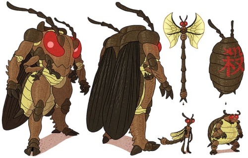 Studying More Chinese Myths. This Is (Xing Tian), A Headless Warrior With A Torso As His Face. Heres