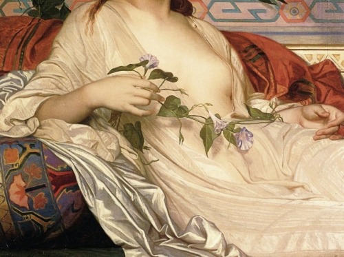 liturgical-agenda: Details of Albaydé, 1848  Alexandre Cabanel (1823 - 1889)